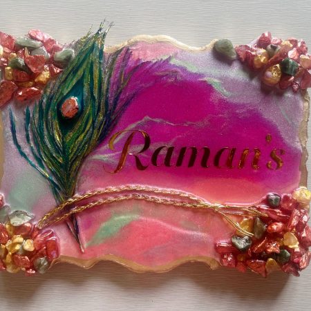 Customised Resin nameplate | 8" / 12"